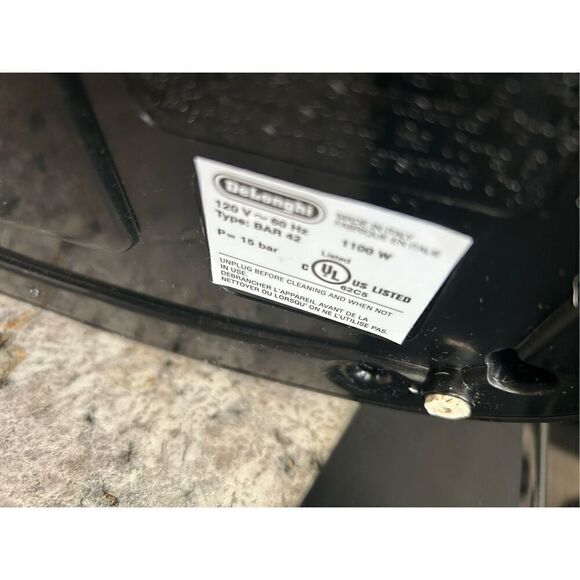 Delongi cappuccino espresso maker, coffee maker retro style bar32 - Picture 5 of 6